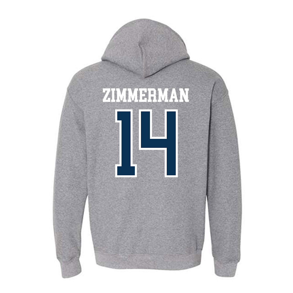 Saginaw Valley - NCAA Men's Soccer : Liam Zimmerman - Hooded Sweatshirt-1