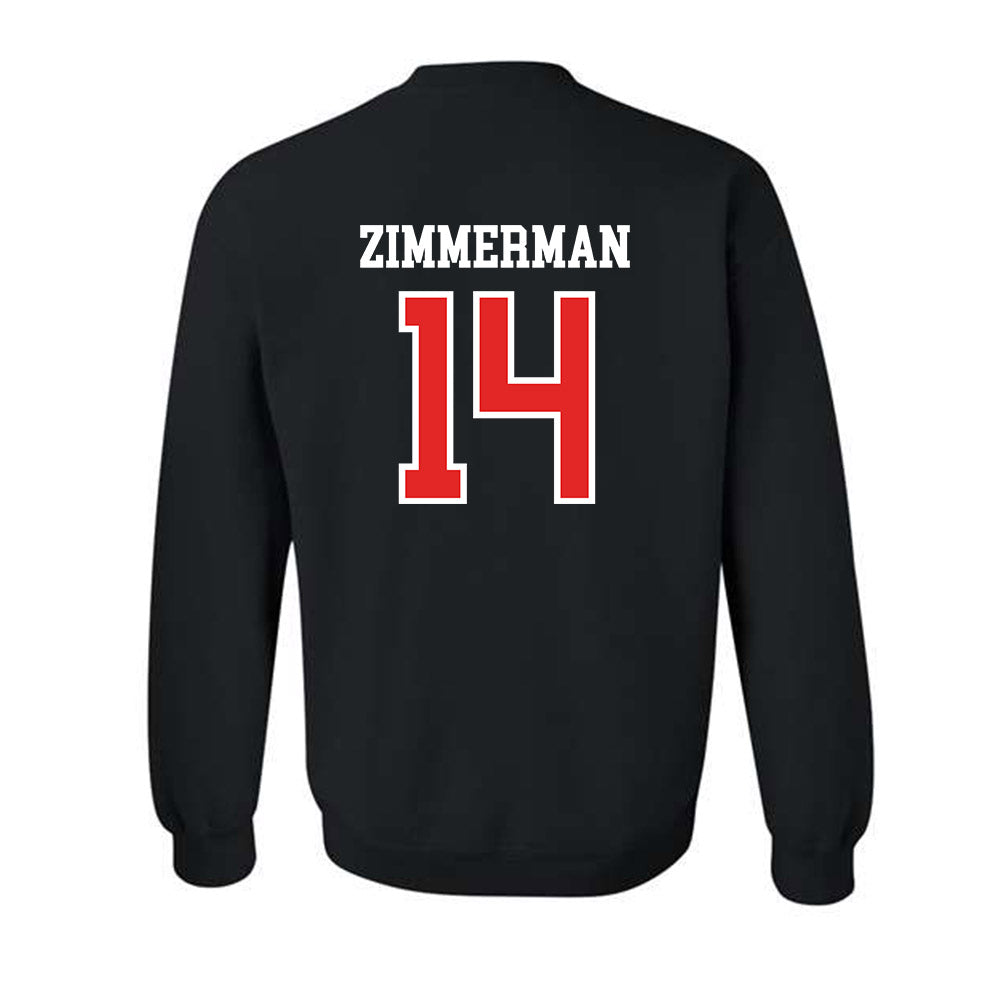 Saginaw Valley - NCAA Men's Soccer : Liam Zimmerman - Classic Shersey Crewneck Sweatshirt-1