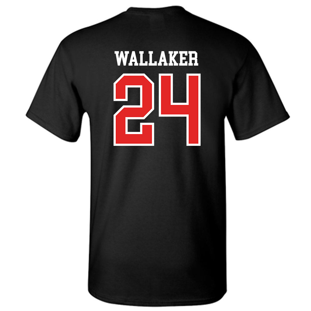 Saginaw Valley - NCAA Men's Basketball : cade wallaker - Classic Shersey T-Shirt-1