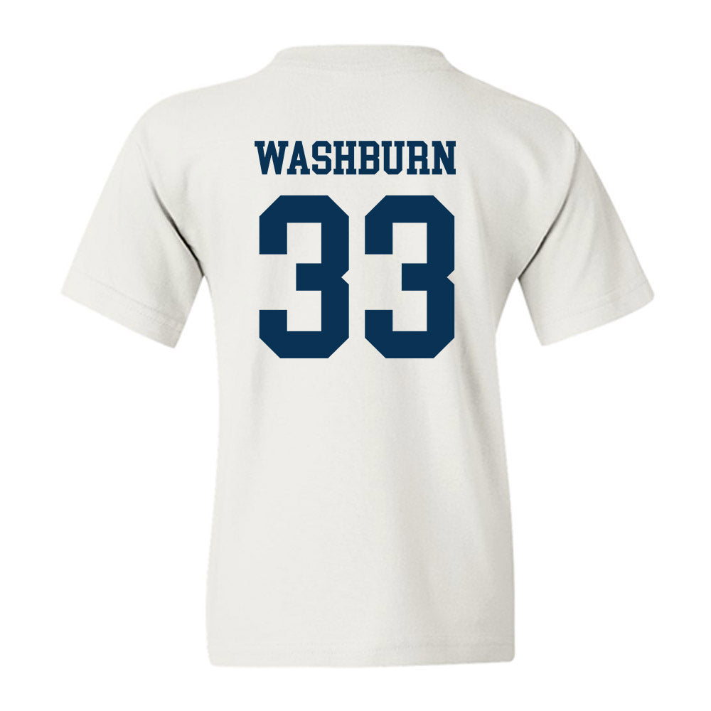 Saginaw Valley - NCAA Men's Basketball : Nathan Washburn - Youth T-Shirt-1