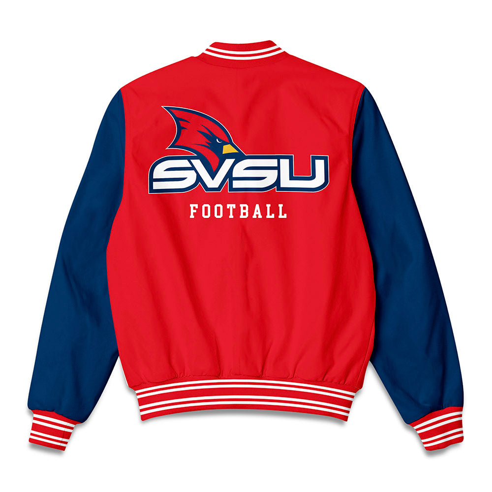 Saginaw Valley - NCAA Football : Jacob Moore - Bomber Jacket-1