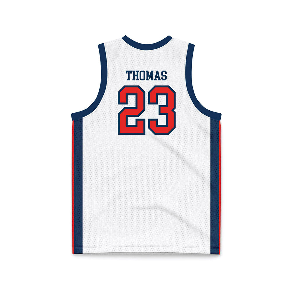 Saginaw Valley - NCAA Men's Basketball : Josh Thomas - Basketball Jersey-1