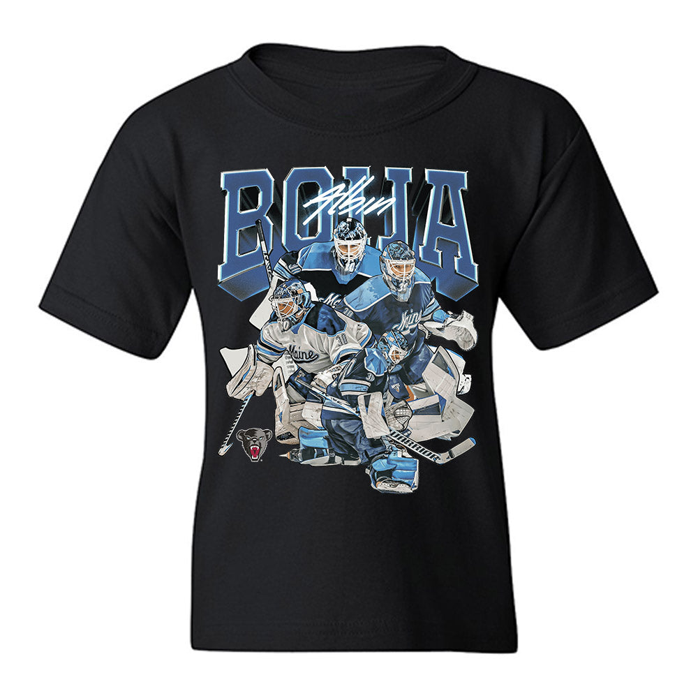 Maine - NCAA Men's Ice Hockey : Albin Boija - Youth T-Shirt-0