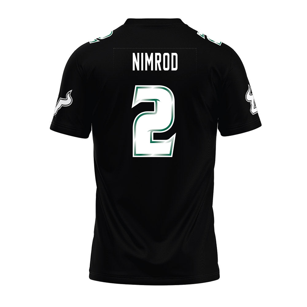 USF - NCAA Football : Chas Nimrod - Black Premium Football Jersey-1