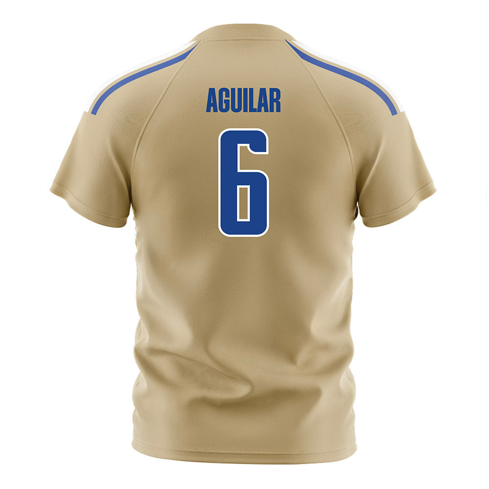 Tulsa - NCAA Men's Soccer : jared aguilar - Old Gold Soccer Jersey-1