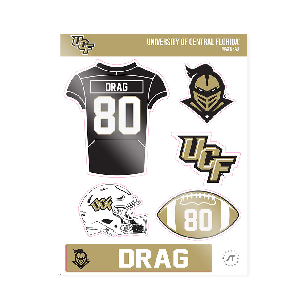 Central Florida - NCAA Football : Max Drag - Sticker Sheet-0
