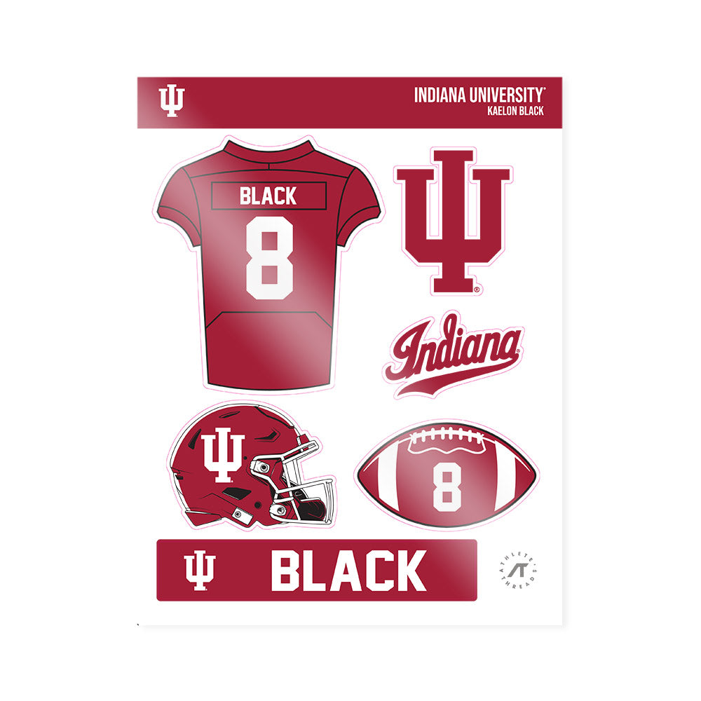 Indiana - NCAA Football : Kaelon Black - Sticker Sheet-0
