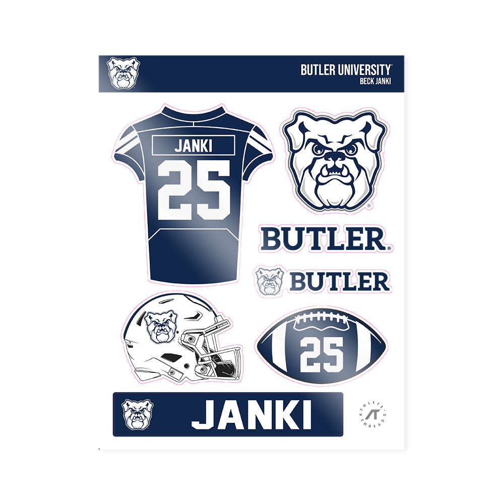 BU - NCAA Football : Beck Janki - Sticker Sheet-0