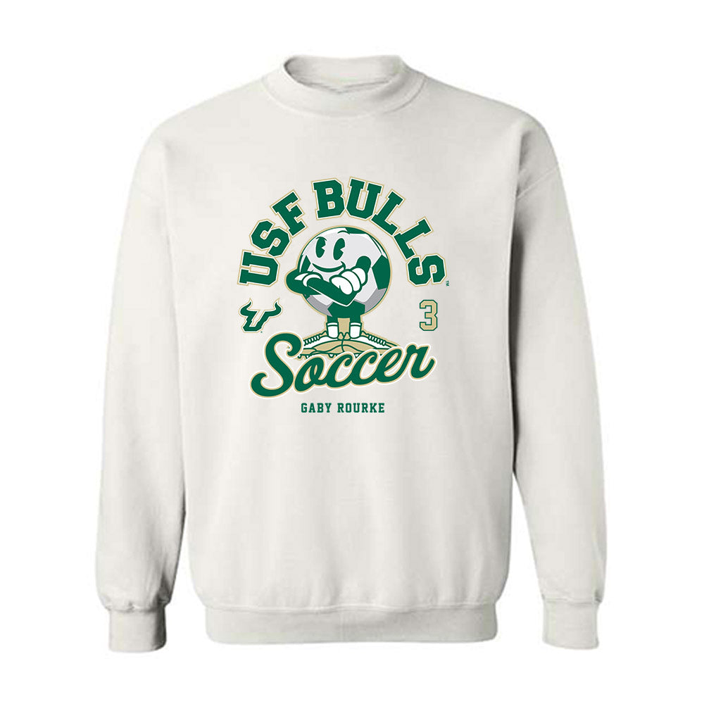 USF - NCAA Women's Soccer : Gaby Rourke - Fashion Shersey Crewneck Sweatshirt-0
