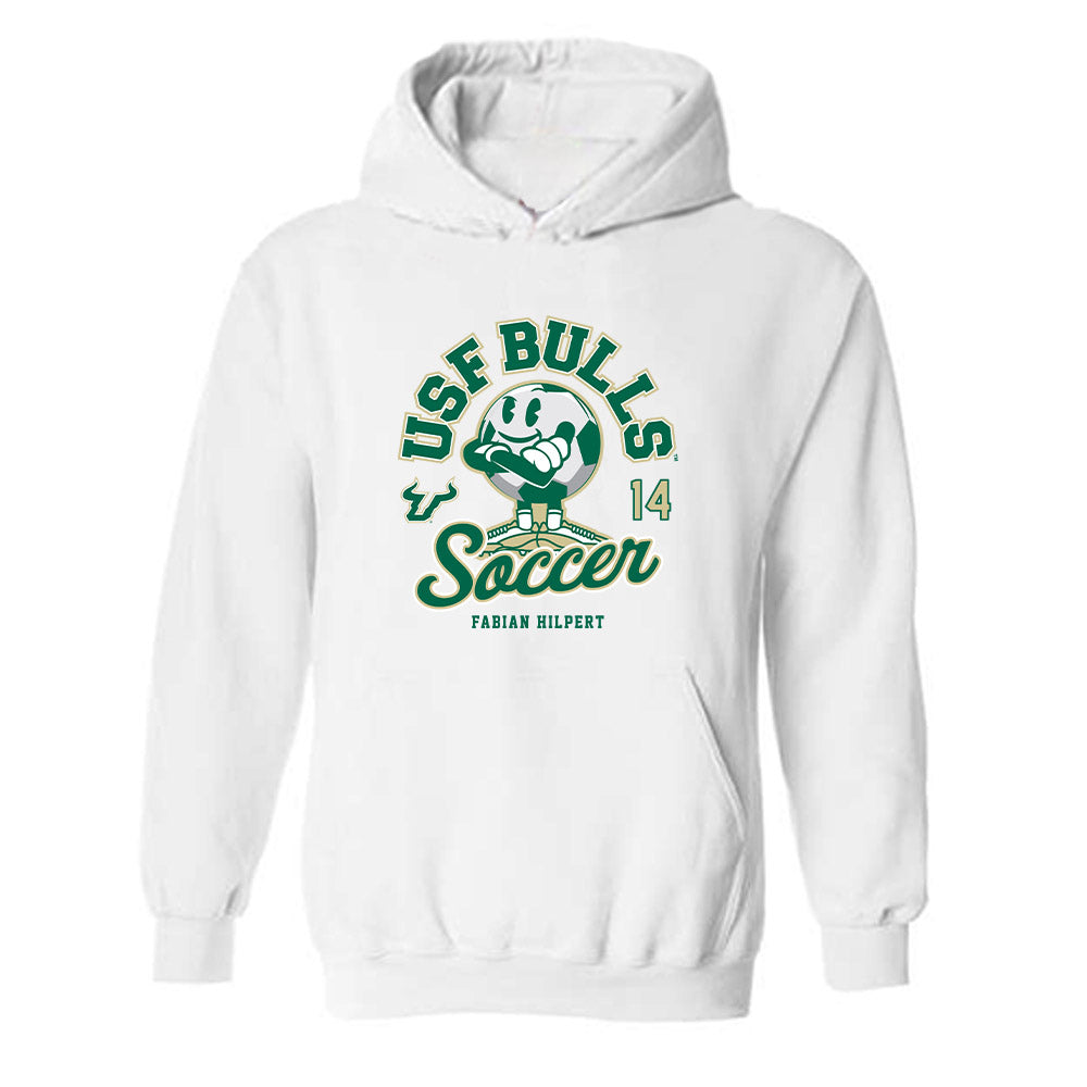 USF - NCAA Men's Soccer : Fabian Hilpert - Fashion Shersey Hooded Sweatshirt-0