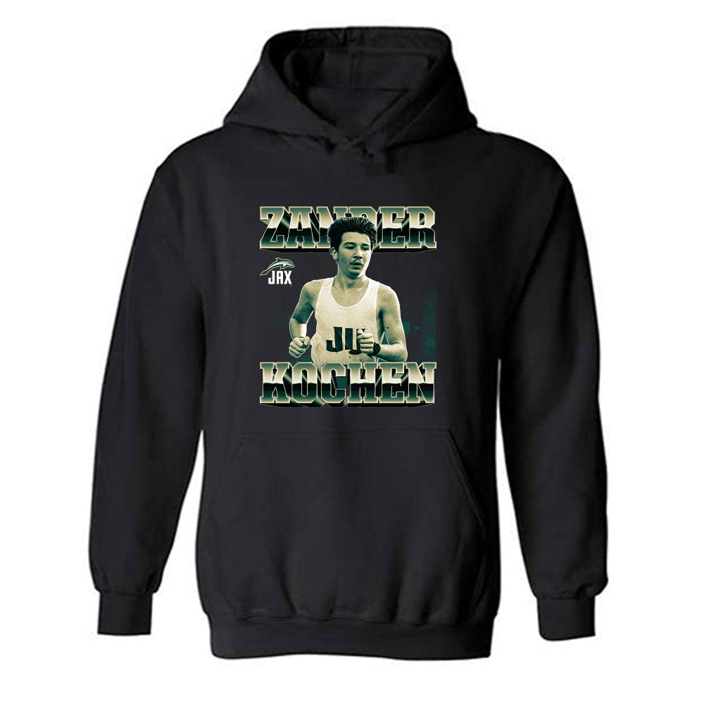 Jacksonville - NCAA Men's Cross Country : Zander Kochen - Player Collage Hooded Sweatshirt-0