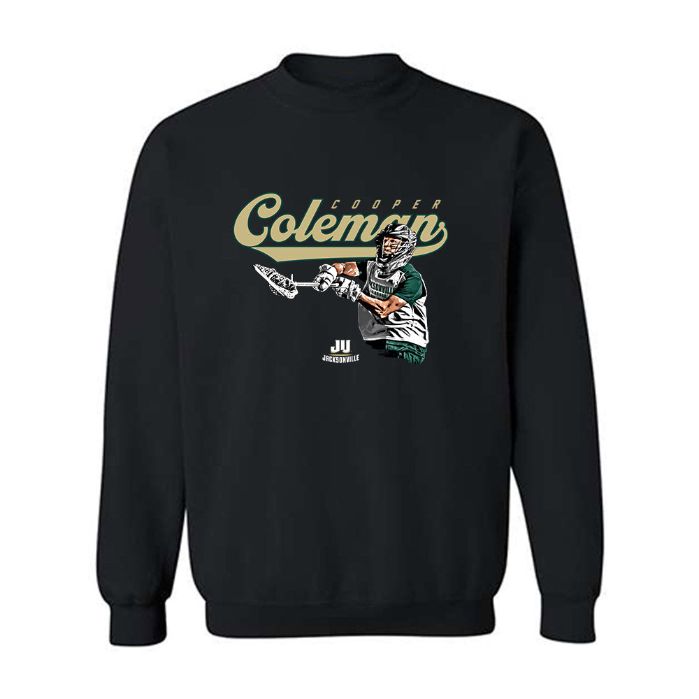 Jacksonville - NCAA Men's Lacrosse : Cooper Coleman - Crewneck Sweatshirt-0