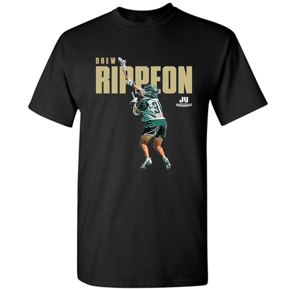 Jacksonville - NCAA Men's Lacrosse : Drew Rippeon - T-Shirt-0