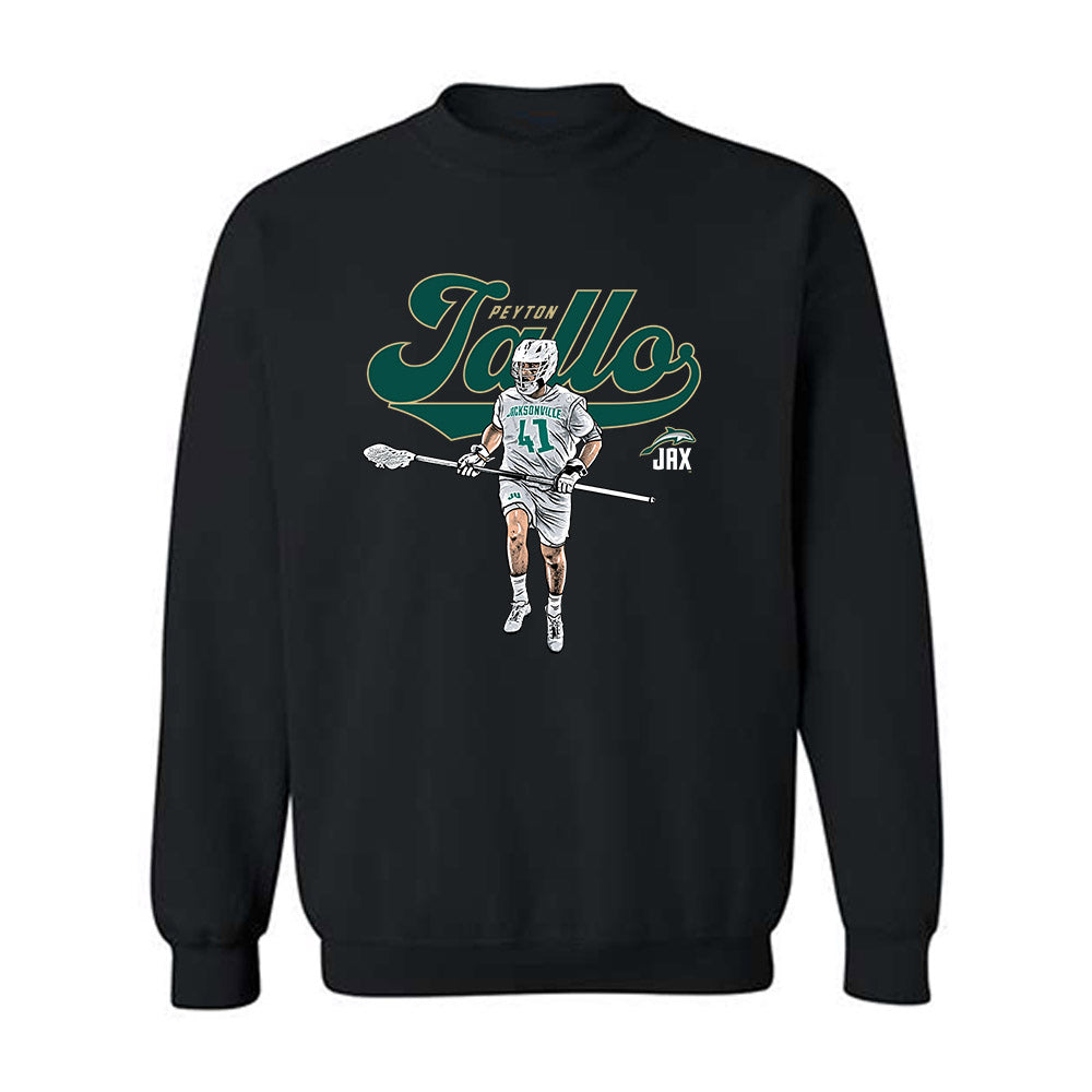 Jacksonville - NCAA Men's Lacrosse : Peyton Tallo - Crewneck Sweatshirt-0