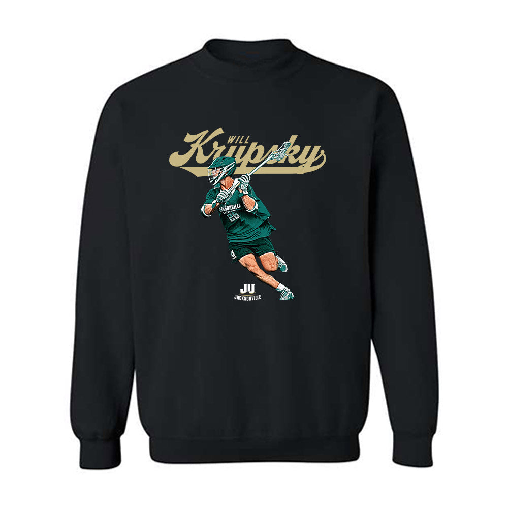 Jacksonville - NCAA Men's Lacrosse : Will Krupsky - Crewneck Sweatshirt-0