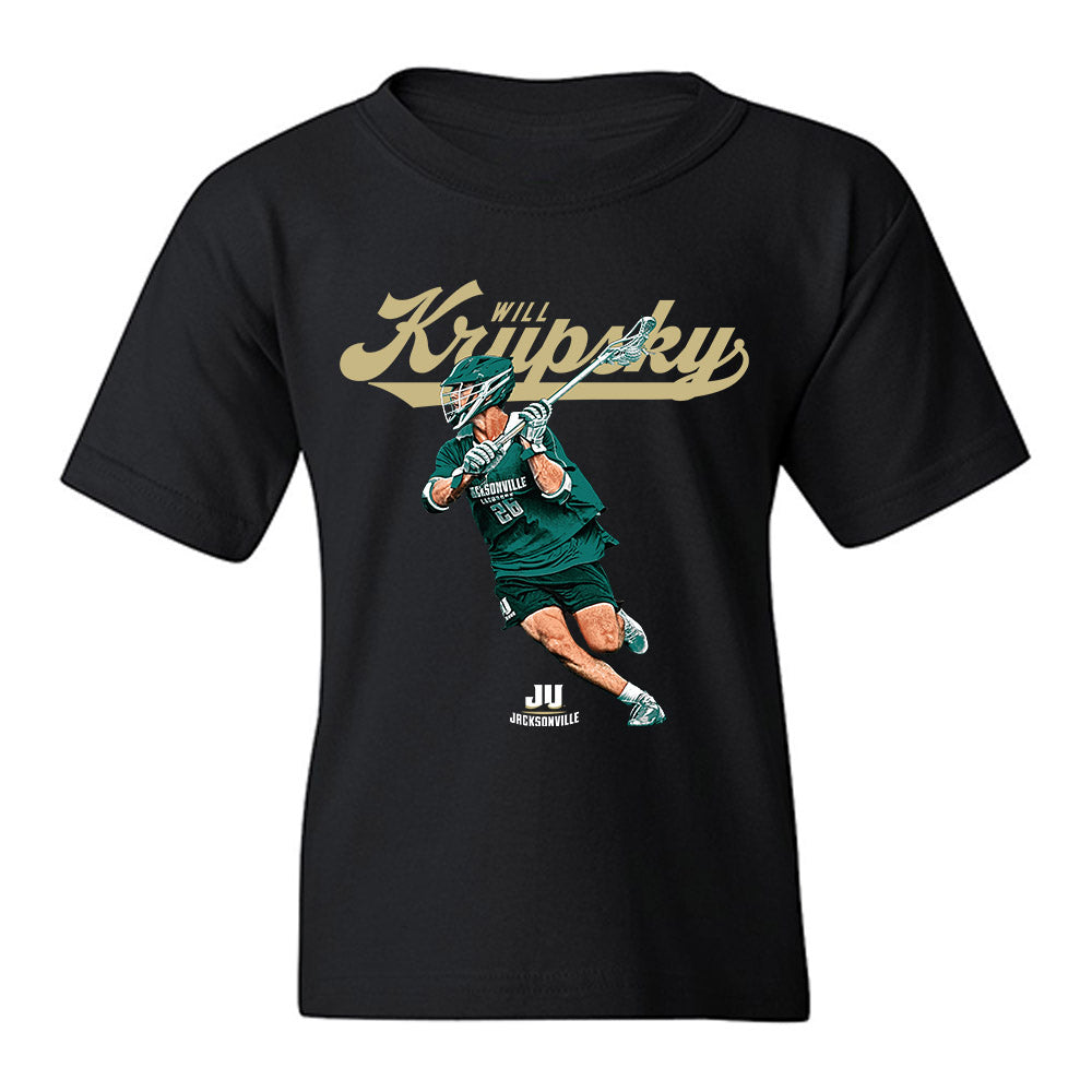 Jacksonville - NCAA Men's Lacrosse : Will Krupsky - Youth T-Shirt-0