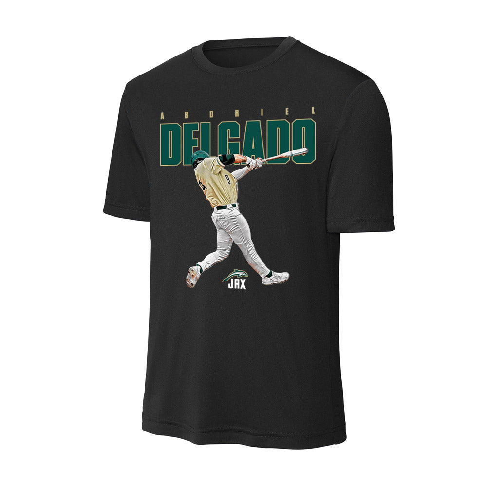 Jacksonville - NCAA Baseball : Abdriel Delgado - Activewear T-Shirt-0