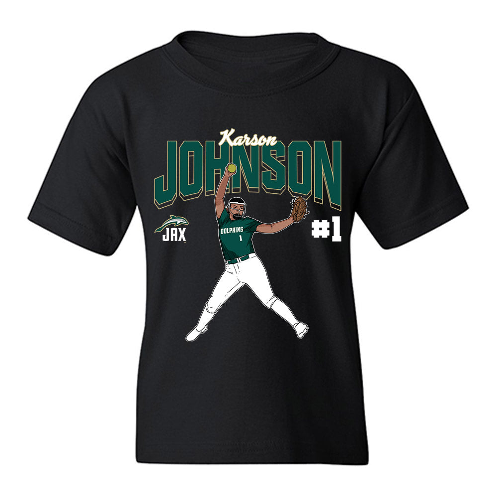 Jacksonville - NCAA Softball : Karson Johnson - Youth T-Shirt-0