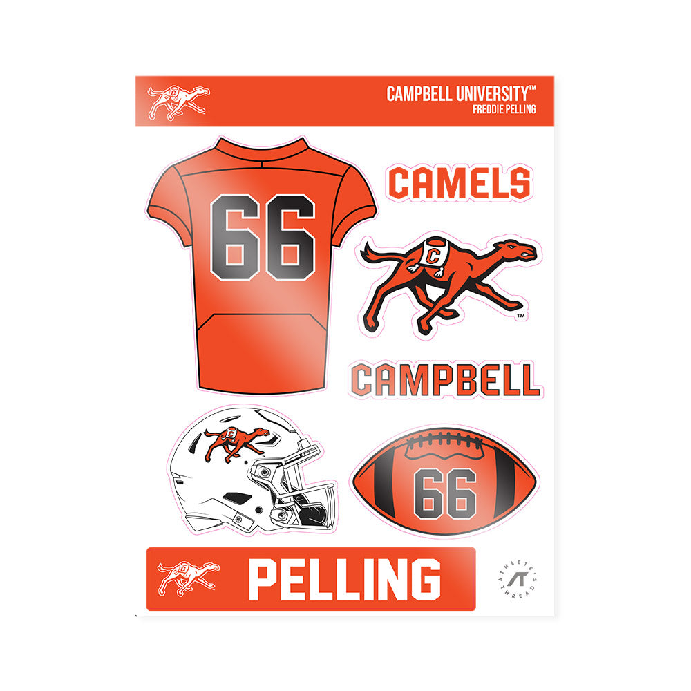 Campbell - NCAA Football : Freddie Pelling - Sticker Sheet-0