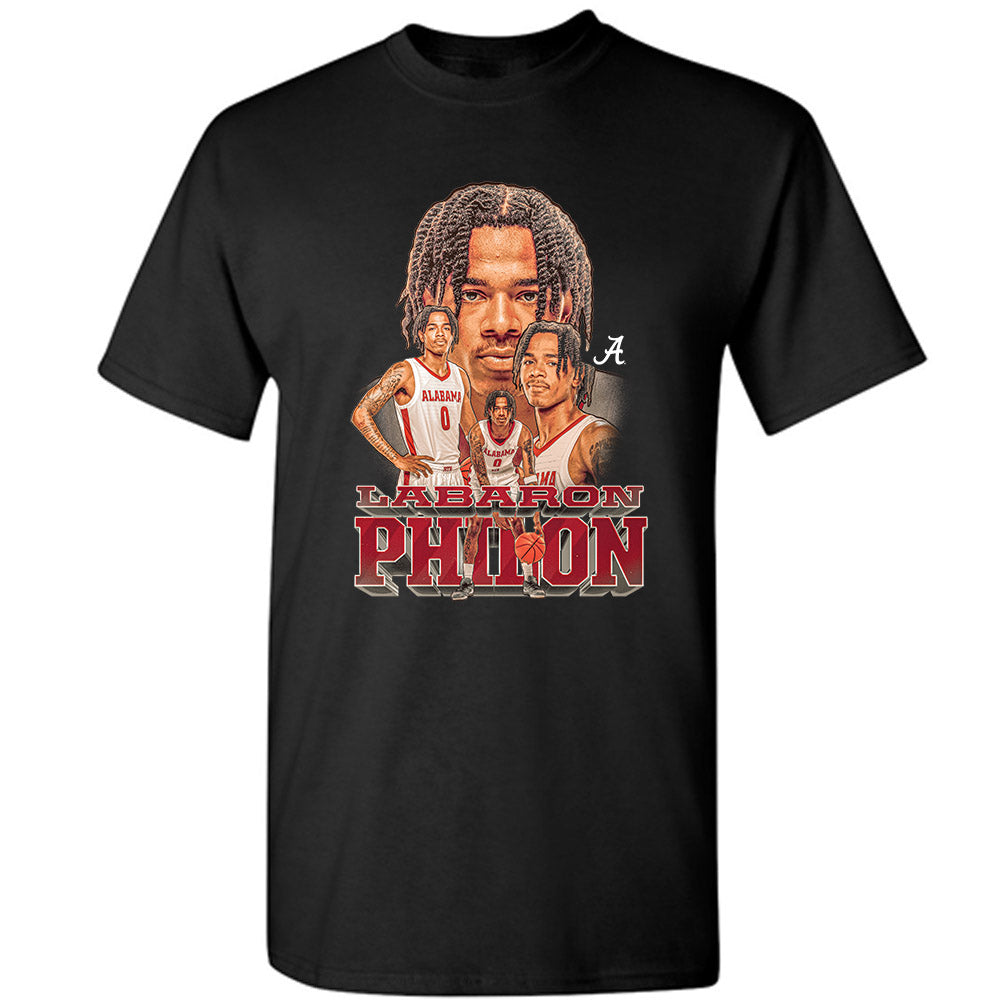 Alabama - NCAA Men's Basketball : Labaron Philon - Player Collage T-Shirt-0