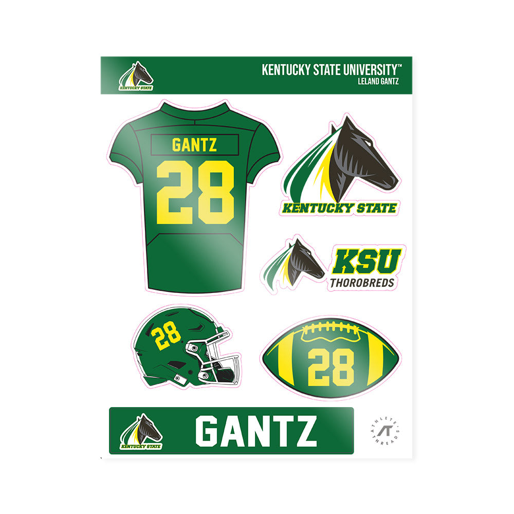 KYSU - NCAA Football : Leland Gantz - Sticker Sheet-0