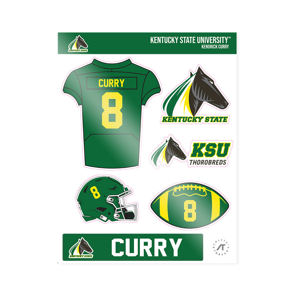 KYSU - NCAA Football : Kendrick Curry - Sticker Sheet-0