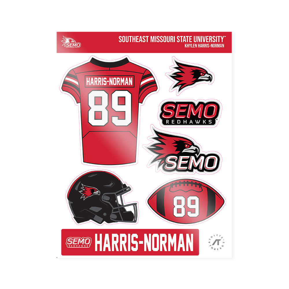 SEMO - NCAA Football : Khylen Harris-Norman - Sticker Sheet-0