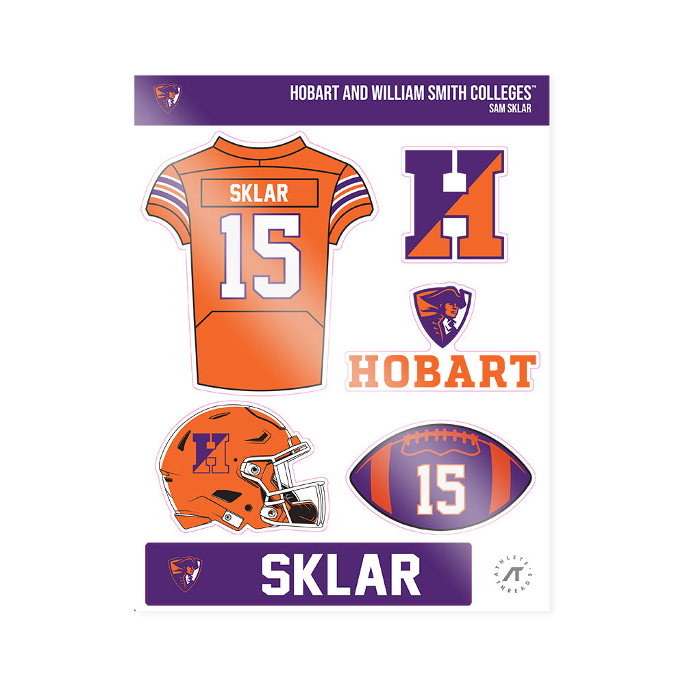 HWS - NCAA Football : Sam Sklar - Sticker Sheet-0