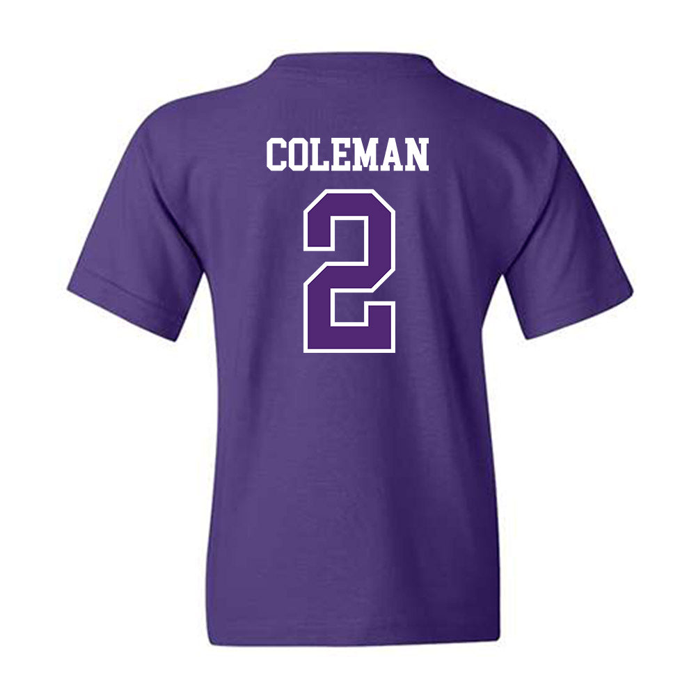 UST - NCAA Men's Basketball : Jermaine Coleman - Youth T-Shirt-1