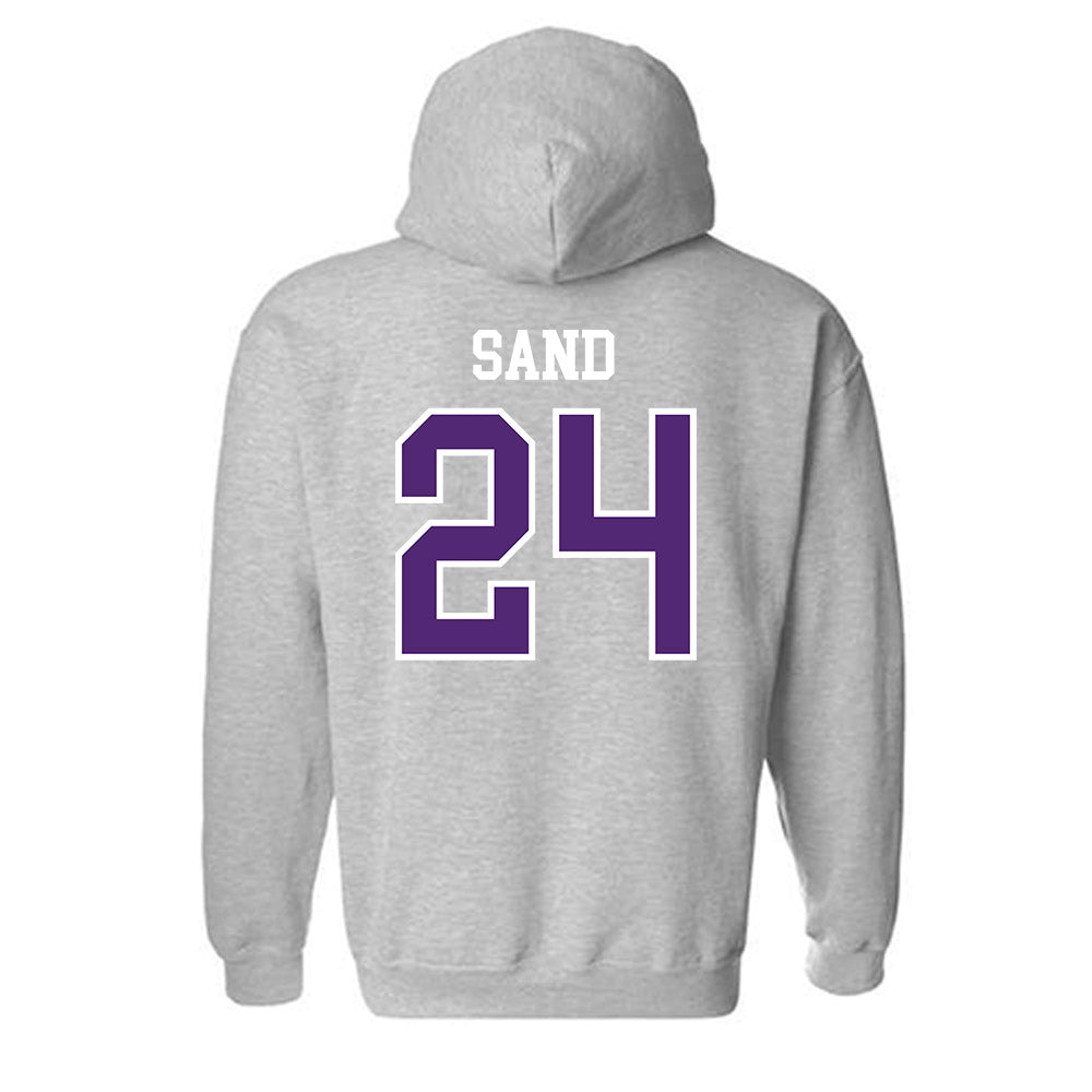 UST - NCAA Women's Basketball : Alyssa Sand - Hooded Sweatshirt-1