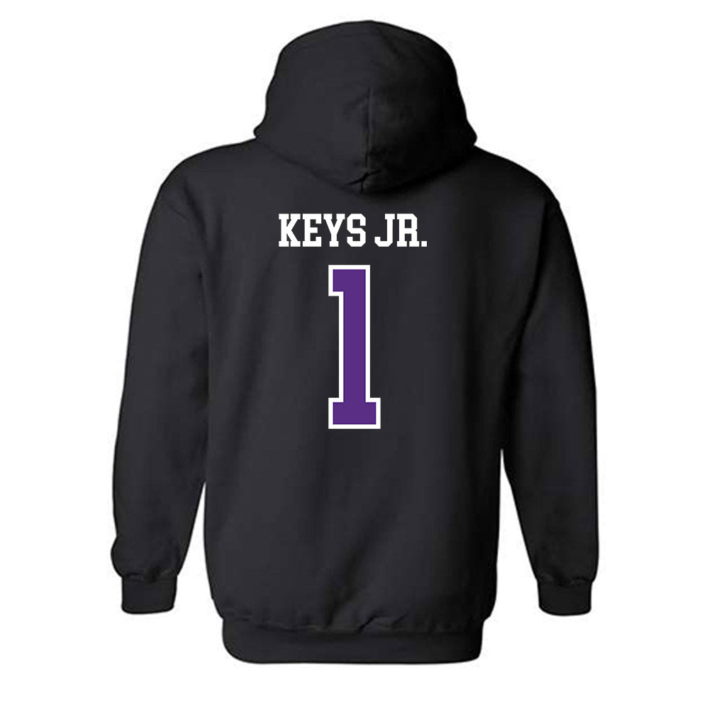 UW-Whitewater - NCAA Men's Basketball : Agape Keys Jr. - Hooded Sweatshirt-1
