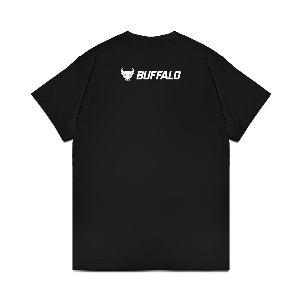 Buffalo - NCAA Football : Kobe Stewart - Player Illustration Premium T-Shirt-1
