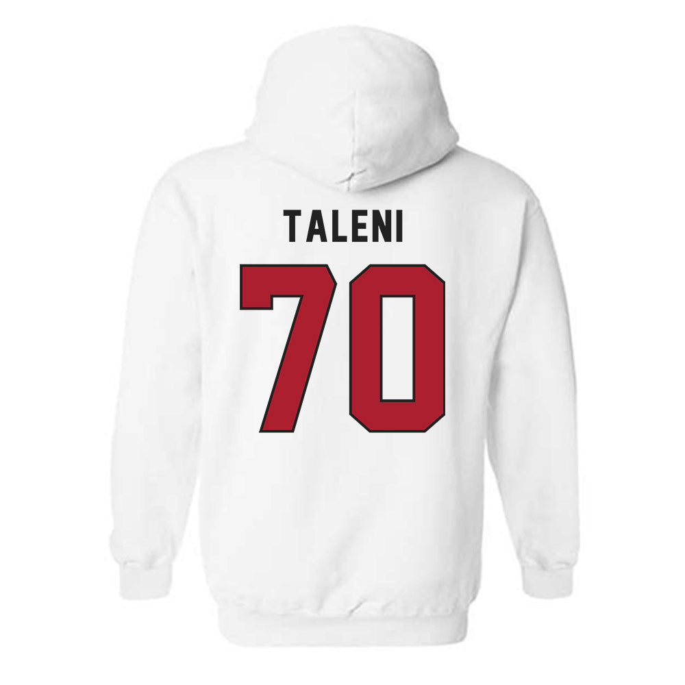Utah - NCAA Football : Alma-Spencer Taleni - Veterans Day v2 Hooded Sweatshirt-1