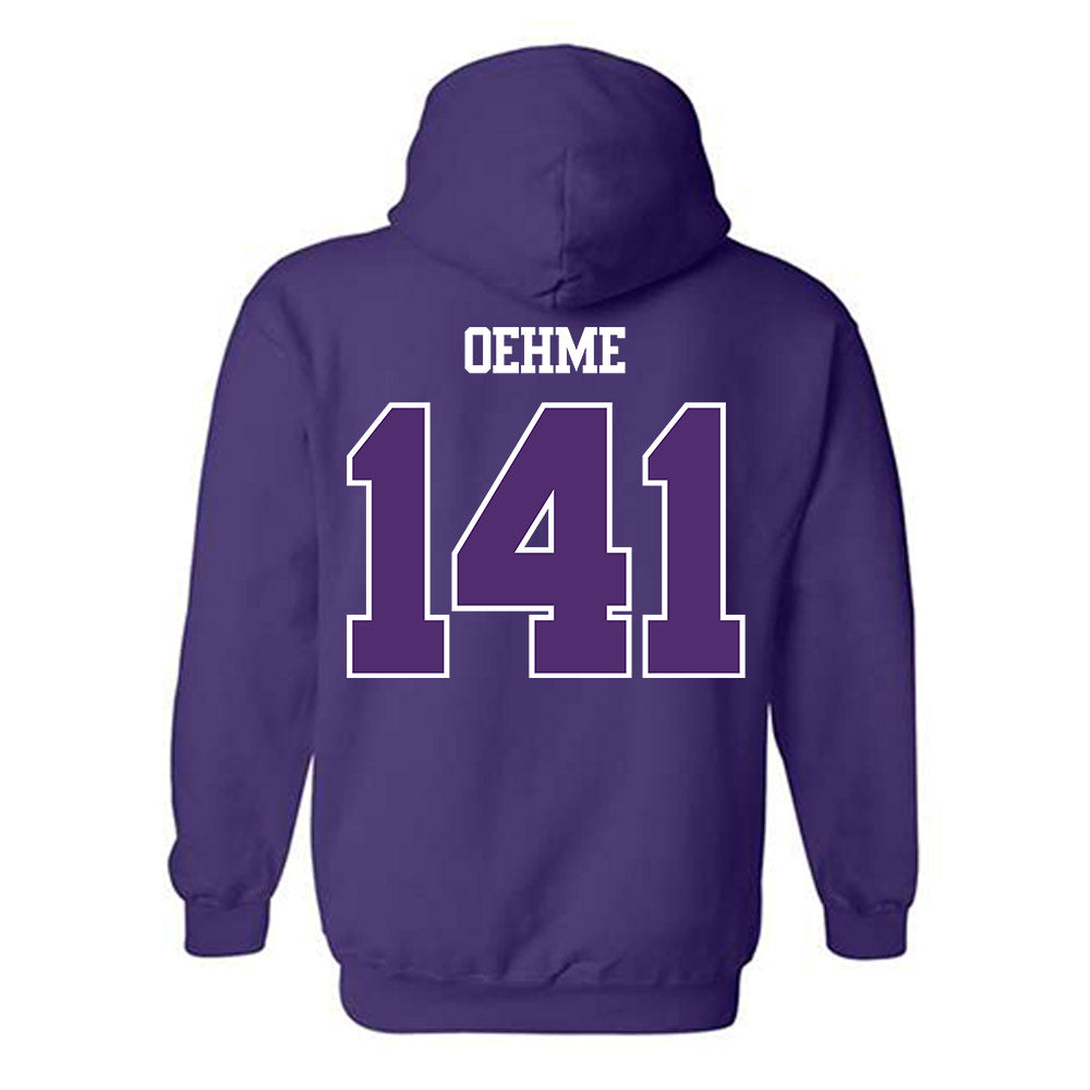 Sioux Falls - NCAA Wrestling : Jordon Oehme - Classic Shersey Hooded Sweatshirt-1