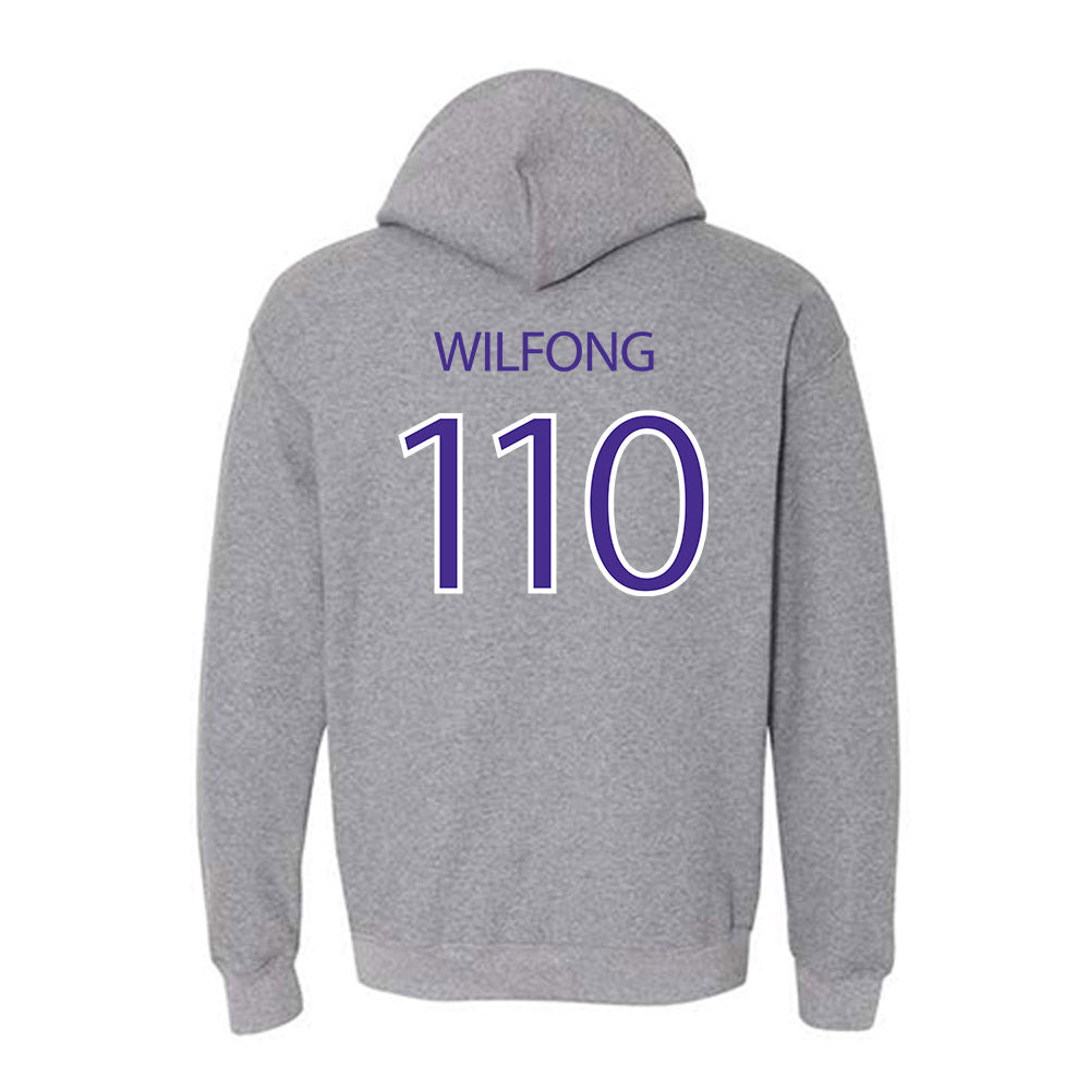 Sioux Falls - NCAA Wrestling : Abby Wilfong - Classic Shersey Hooded Sweatshirt-1