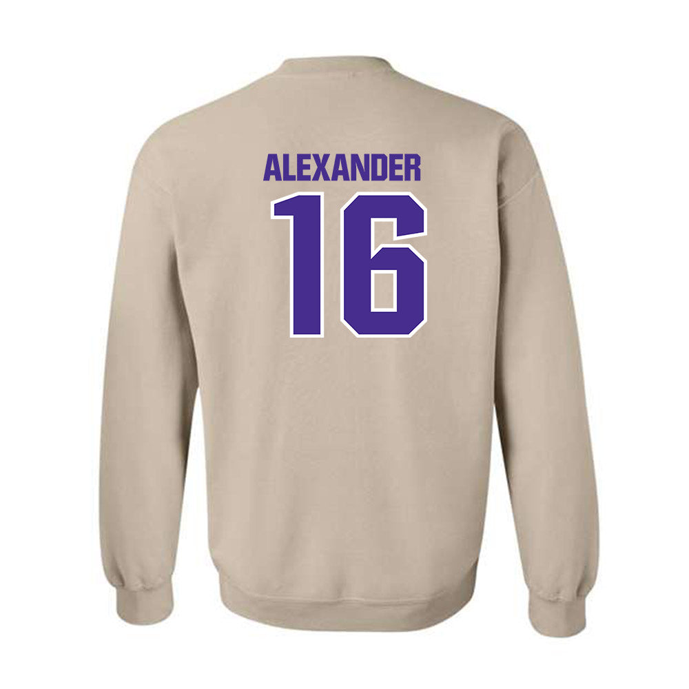 Sioux Falls - NCAA Softball : Alexis Alexander - Classic Shersey Crewneck Sweatshirt-1