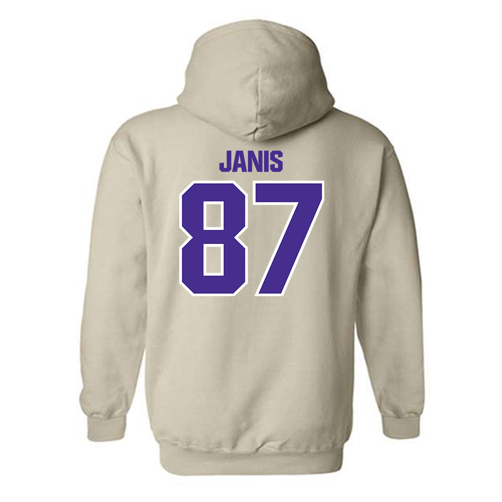 Sioux Falls - NCAA Football : Christian Janis - Classic Shersey Hooded Sweatshirt-1