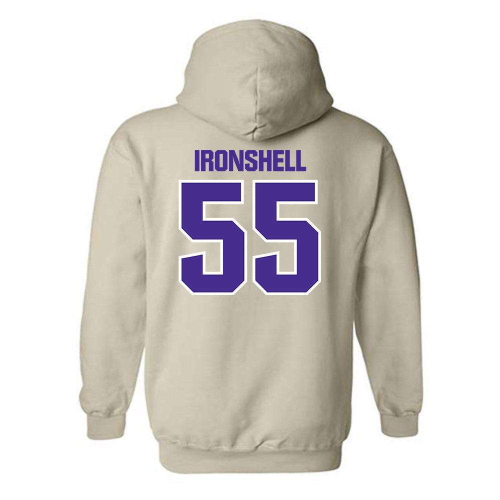 Sioux Falls - NCAA Football : DJ Ironshell - Classic Shersey Hooded Sweatshirt-1