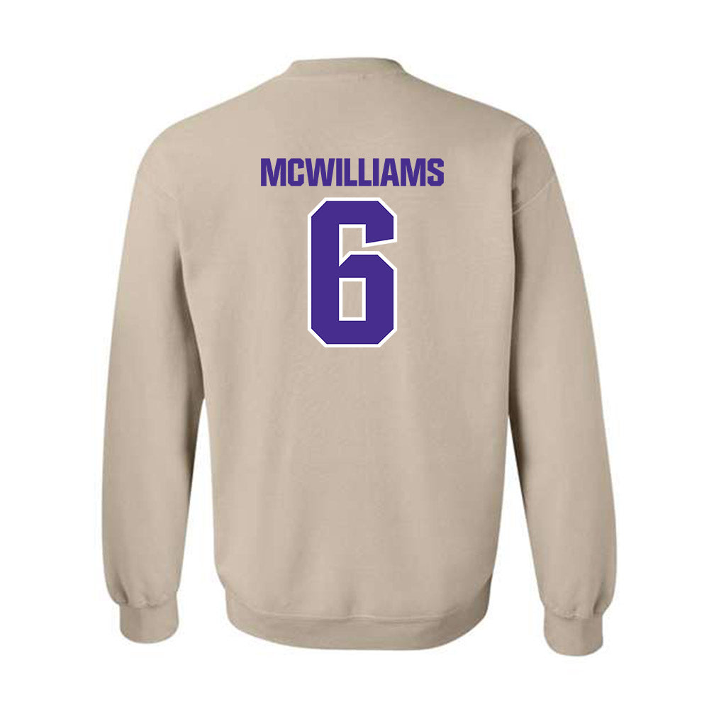 Sioux Falls - NCAA Football : Cain McWilliams - Classic Shersey Crewneck Sweatshirt-1