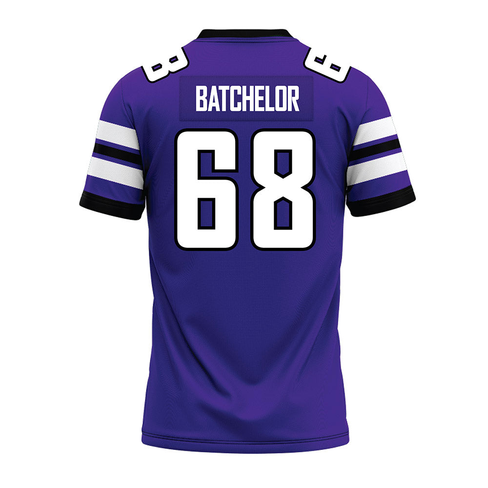 Sioux Falls - NCAA Football : Gavin Batchelor - Purple Premium Football Jersey-1