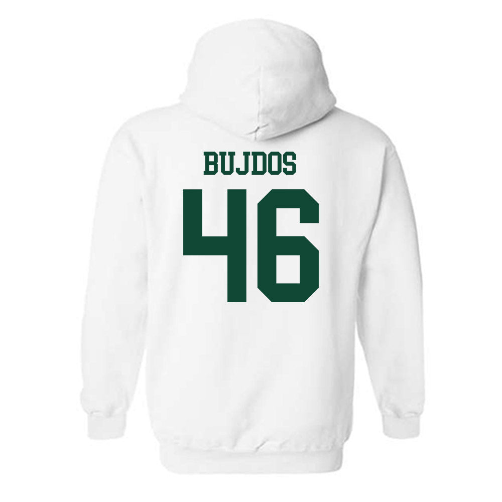 Baylor - NCAA Acrobatics & Tumbling : PJ Bujdos - Classic Shersey Hooded Sweatshirt-1