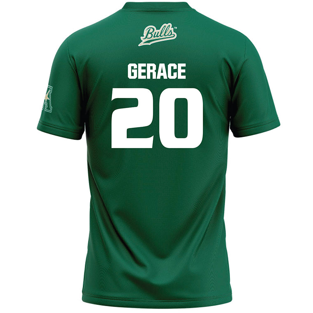USF - NCAA Women's Lacrosse : Bella Gerace - Green Lacrosse Jersey -1