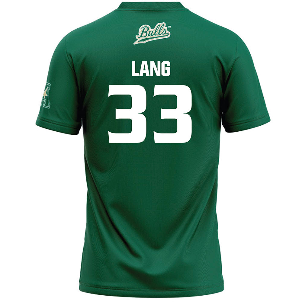 USF - NCAA Women's Lacrosse : Alexa Lang - Green Lacrosse Jersey -1