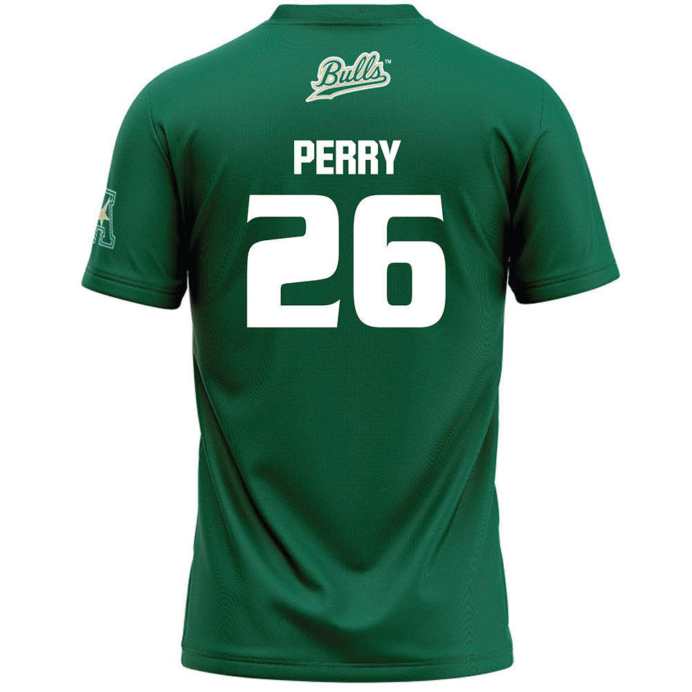 USF - NCAA Women's Lacrosse : Morgan Perry - Green Lacrosse Jersey -1