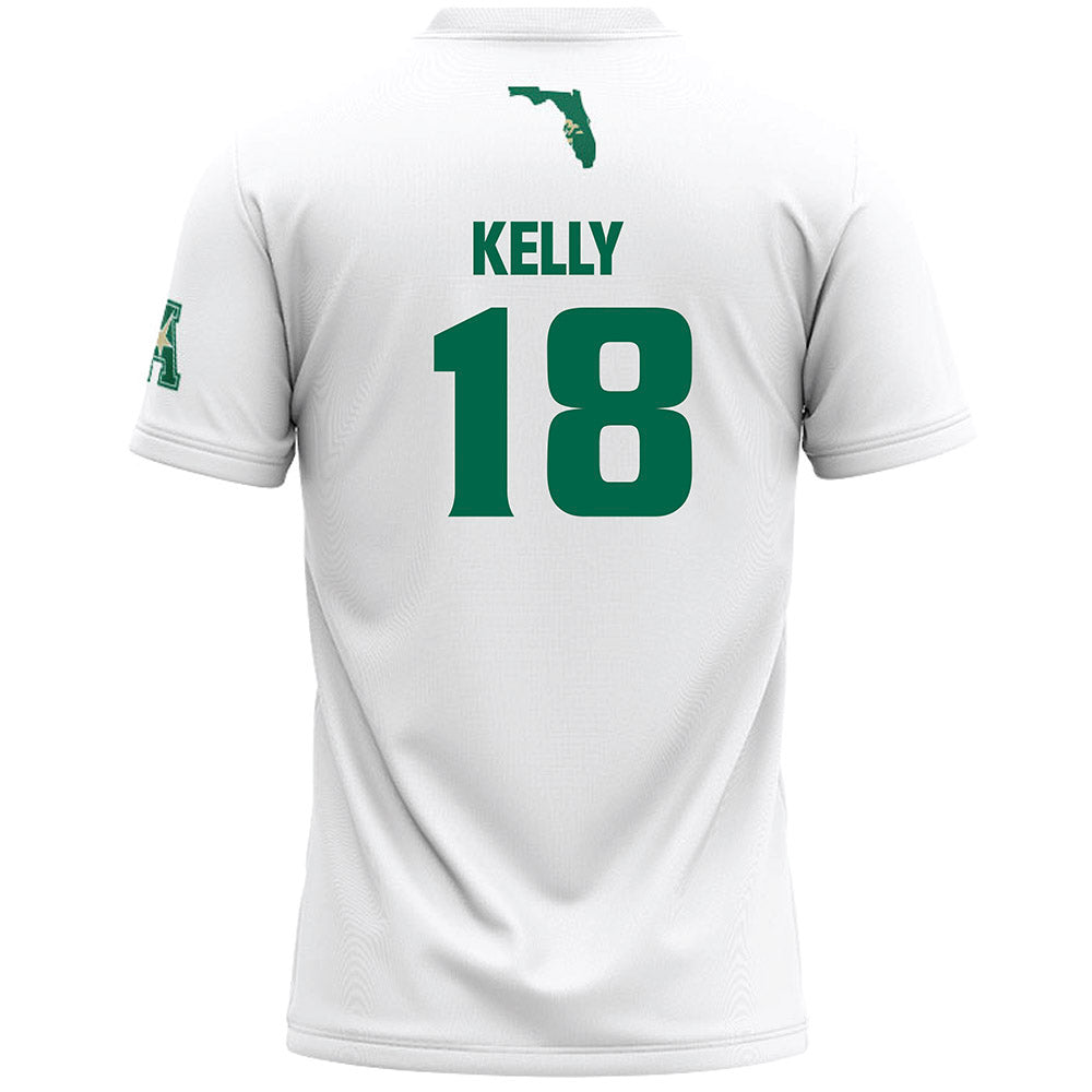 USF - NCAA Women's Lacrosse : Natalie Kelly - White Lacrosse Jersey -1