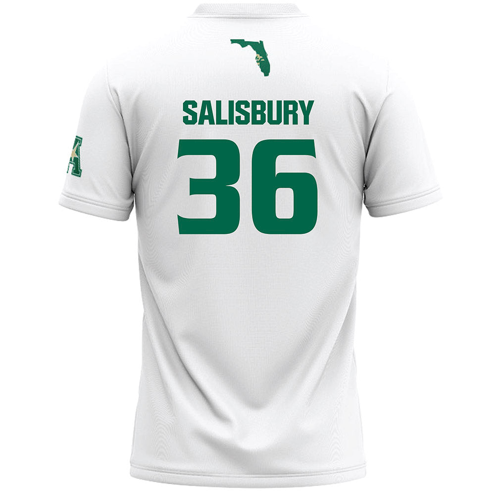 USF - NCAA Women's Lacrosse : Jordan Salisbury - White Lacrosse Jersey -1