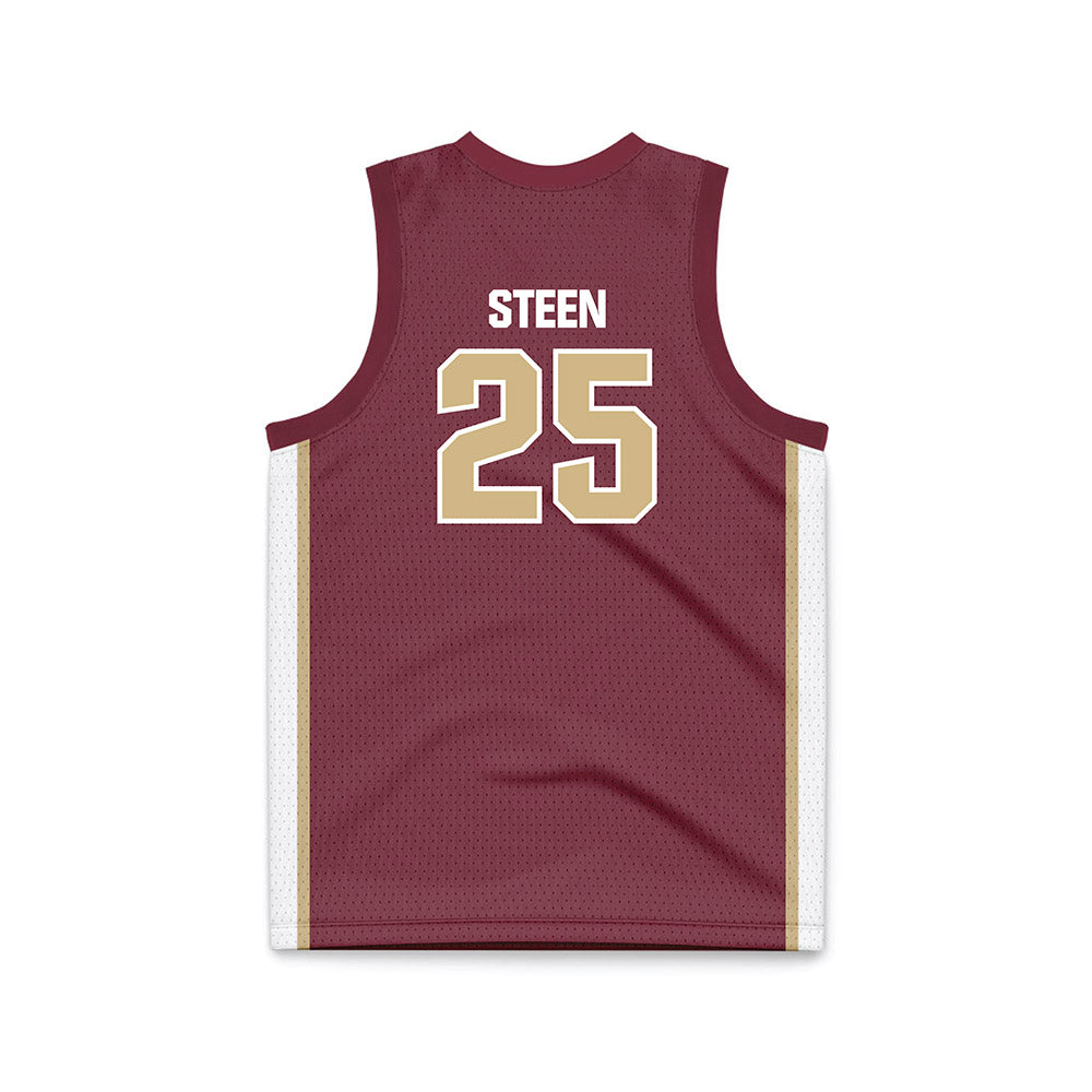 FSU - NCAA Men's Basketball : Alex Steen - Garnet Basketball Jersey-1