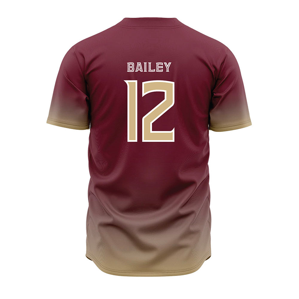 FSU - NCAA Baseball : Myles Bailey - Garnet Jersey-1