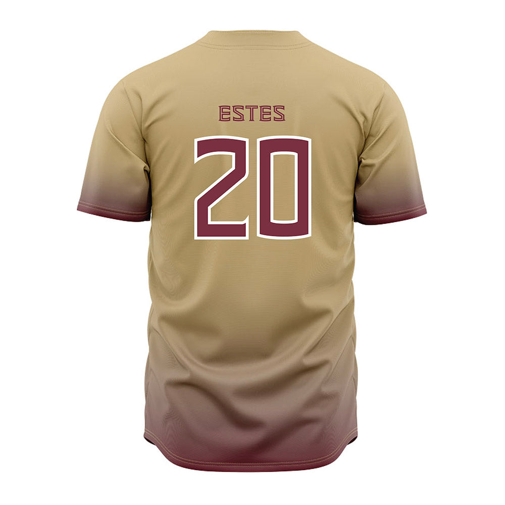 FSU - NCAA Baseball : Jace Estes - Cream Jersey-1