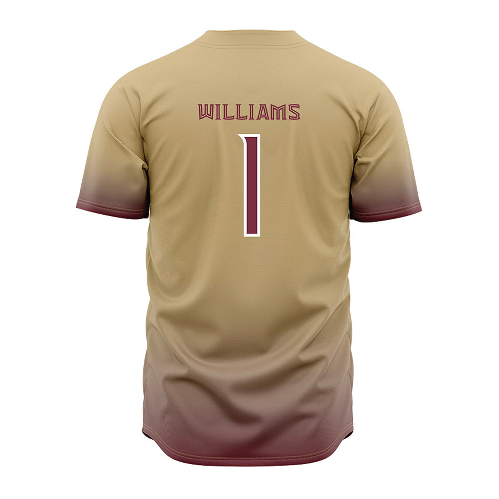 FSU - NCAA Baseball : Chase Williams - Cream Jersey-1